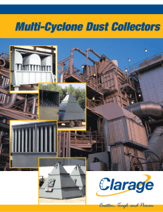 Multi-Cyclone Dust Collectors
