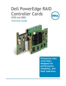 Dell PowerEdge RAID Controller Cards