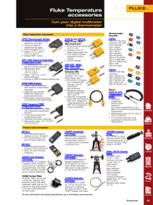 Fluke Temperature accessories