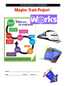 Maglev Train Project - Riverdale High School