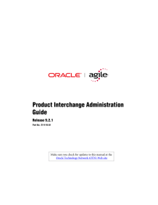 Product Interchange Administration Guide