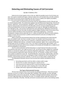 Detecting and Eliminating Causes of Coil Corrosion