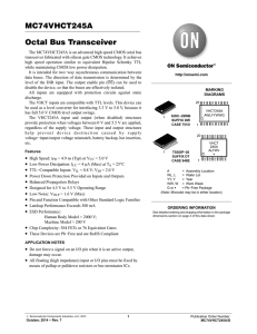 MC74VHCT245A - Octal Bus Transceiver