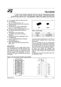 Low voltage CMOS octal bus transceiver (3