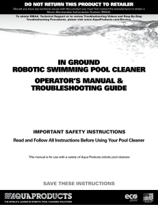 Aquabot Turbo RC Manual