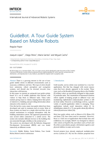 GuideBot. A Tour Guide System Based on Mobile Robots