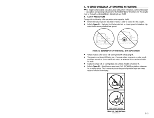 ii. w-series wheelchair lift operating instructions