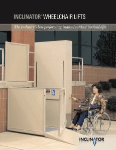 inclinator® wheelchair lifts