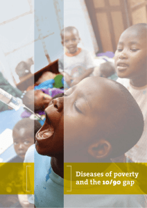 Diseases of Poverty - World Health Organization