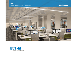 Metalux WSL Linear with WaveStream LED technology brochure