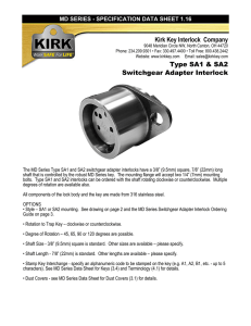 MD Series Type SA1/SA2 Interlock - KIRK®