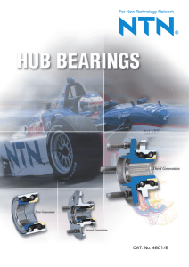 Hub Bearings - Cat. No. 4601