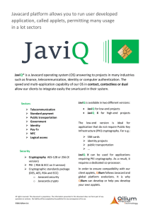 Javacard platform allows you to run user developed application