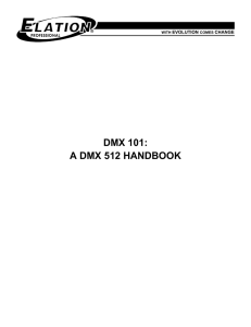 dmx 101: a dmx 512 handbook