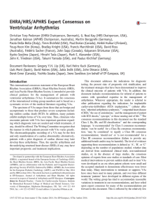 EHRA/HRS/APHRS Expert Consensus on Ventricular Arrhythmias