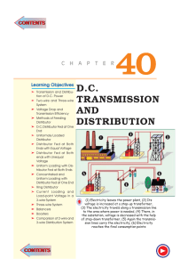 dc transmission and distribution