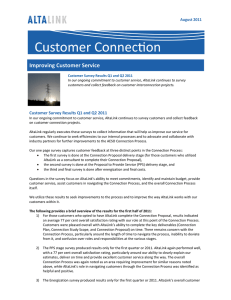 Aug - Customer Connection