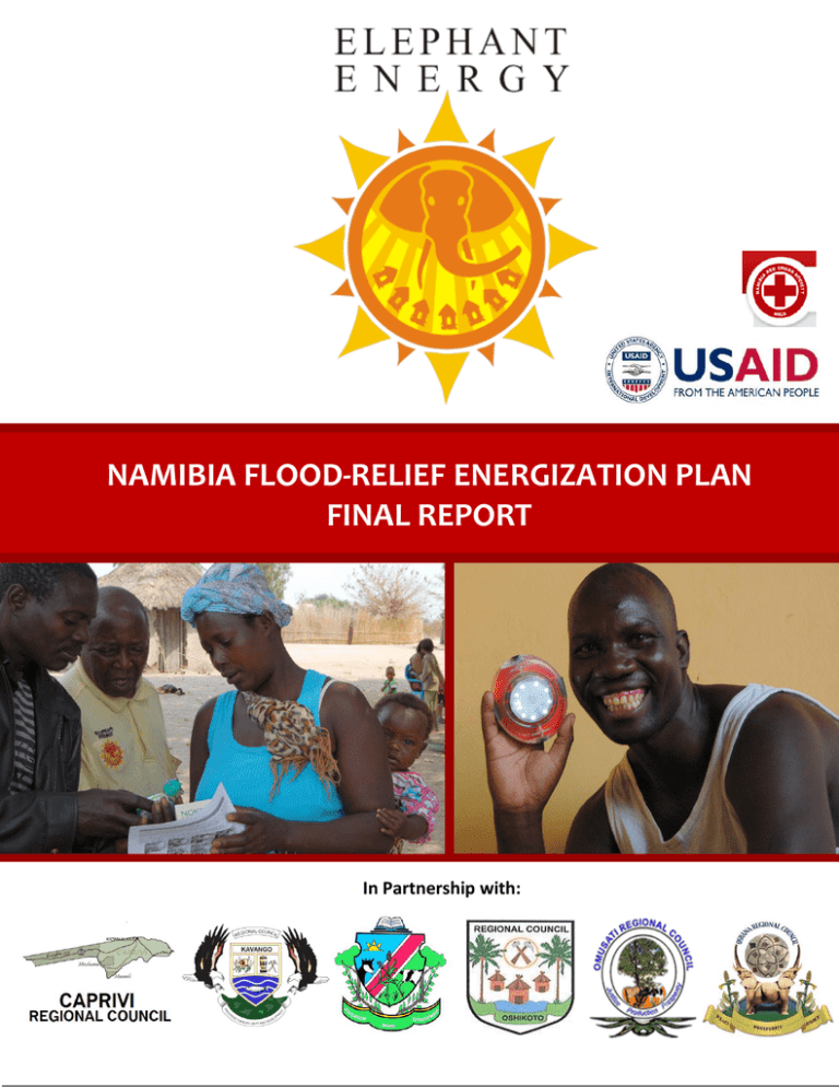 Namibia Flood Relief Energization Plan Report