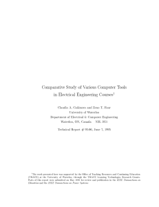 Comparative Study of Various Computer Tools in Electrical