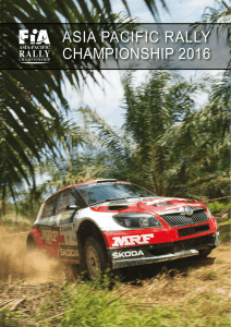 ASIA PACIFIC RALLY CHAMPIONSHIP 2016