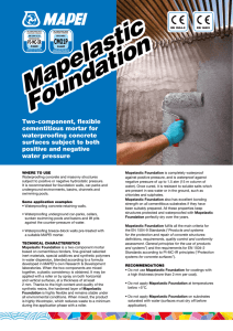 Mapelastic Foundation Mapelastic Foundation