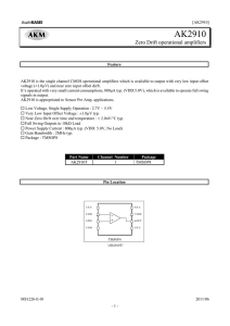 AK2910 - Asahi Kasei Microdevices Corporation