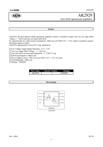 AK2929 - Asahi Kasei Microdevices Corporation