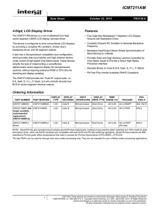 ICM7211AM Datasheet