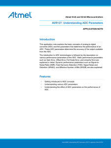 Atmel AVR127: Understanding ADC Parameters