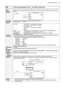 Set Communications Port: _FZxx600_SetComm