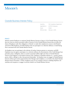 Outside Business Interest Policy