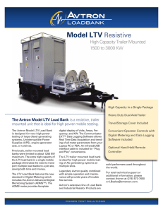 Model LTV Resistive - Emerson Network Power