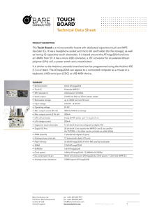 TOUCH BOARD® - Bare Conductive