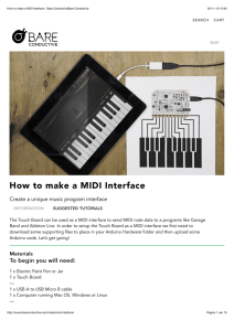 How to make a MIDI Interface - Bare