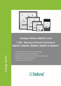 Analogue Meters BQ0x07 series 6 BQ - Moving