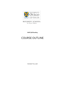 Handbook for Completing Course Outlines