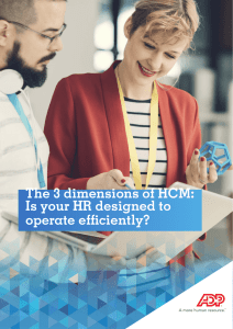 The 3 dimensions of HCM: Is your HR designed to operate efficiently?