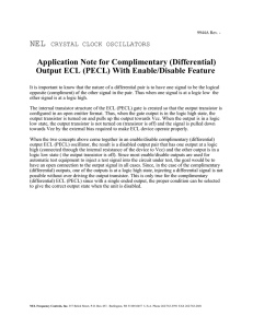Application Note for Complimentary (Differential)