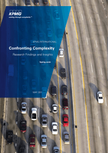 Confronting Complexity Report