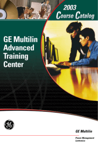 GE Multilin - GE Grid Solutions