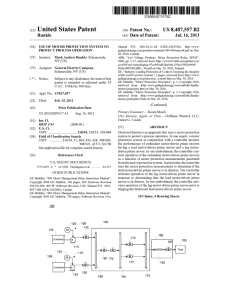 Use of motor protection system to protect process operation