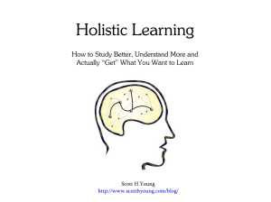 Holistic Learning