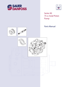 Series 90 75 cc Axial Piston Pump Parts Manual