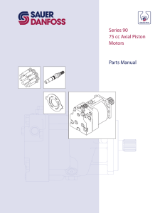 Series 90 75 cc Axial Piston Motors Parts Manual