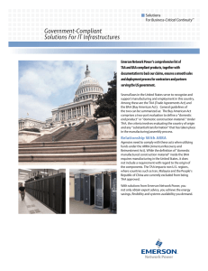 Government-Compliant Solutions For IT Infrastructures