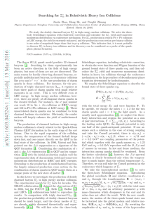 Searching for $\ Xi_ {cc}^+ $ in Relativistic Heavy Ion Collisions