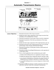 Automatic Transmission Basics