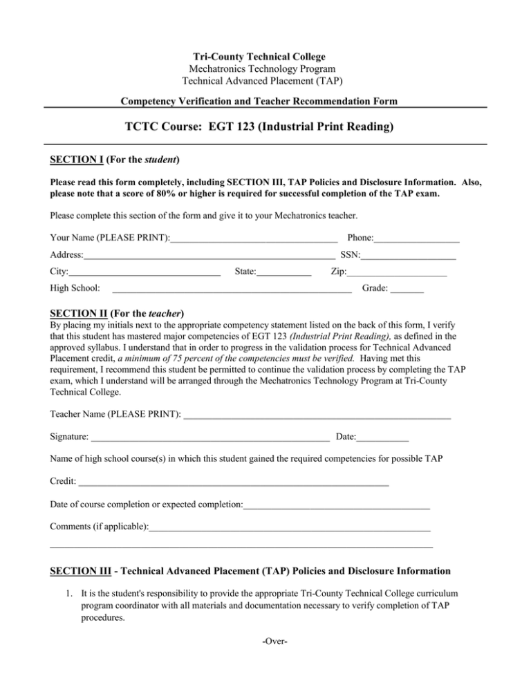 Tri County Technical College