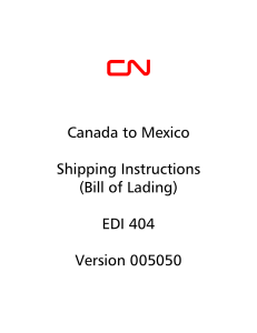 Canada to Mexico Version 5050