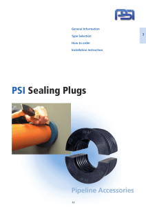 PSI Sealing Plugs